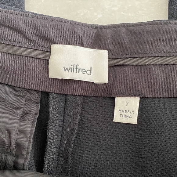 Aritzia wilfred black Fremont pant sz 2 new - Picture 4 of 13